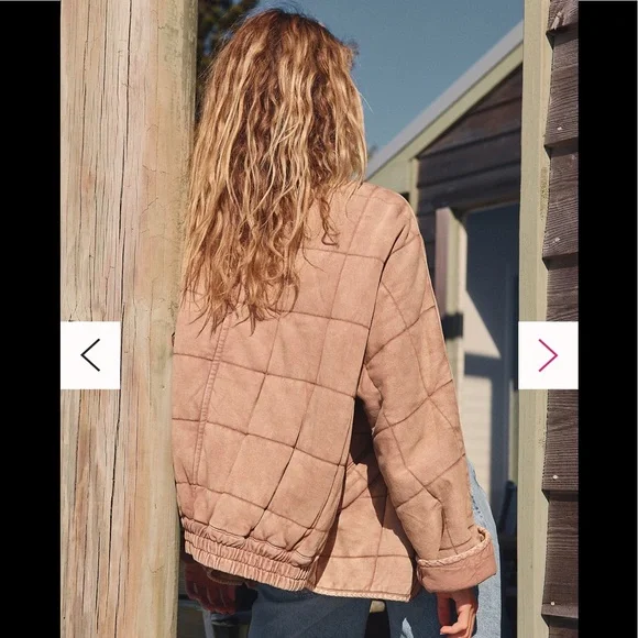 NWT Free People Dolman Quilted Knit Jacket - Picture 2 of 10